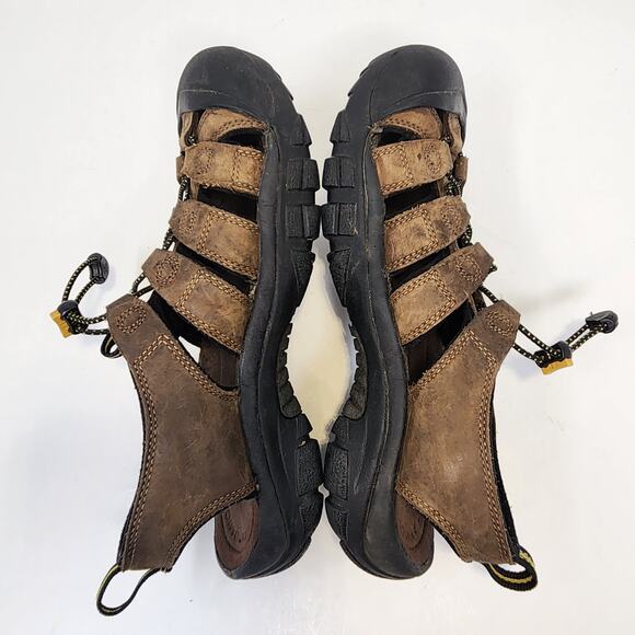Men\'s Keen Newport Waterproof Hiking Sandals size 9.5 Brown Leather Outdoor Shoe Men main image 4